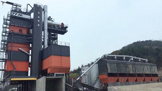 Usina de reciclagem de asfalto quente ecológica, série TSE