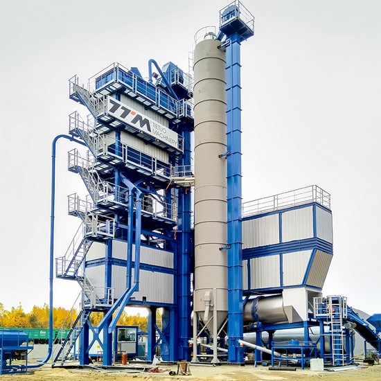 Projetos de usinas de mistura de asfalto na Rússia