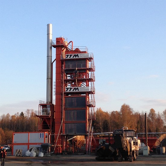 Projetos de usinas de mistura de asfalto na Rússia