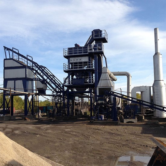 Projetos de usinas de mistura de asfalto na Rússia