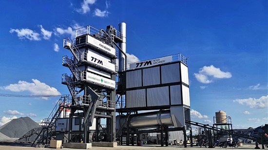 Usina misturadora de asfalto (sem silo de armazenamento), série LB