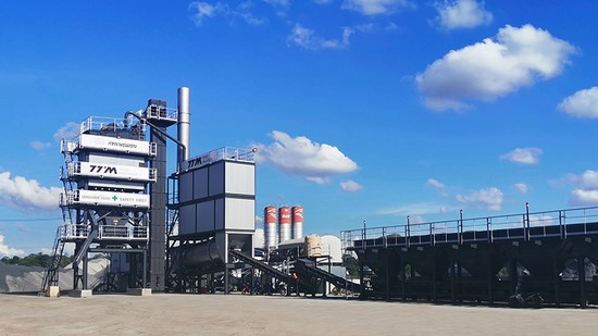 Usina misturadora de asfalto (sem silo de armazenamento), série LB