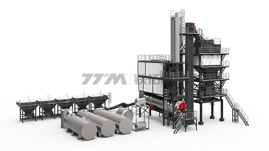 Usina misturadora de asfalto (sem silo de armazenamento), série LB