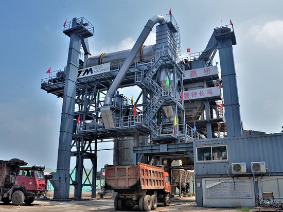 Usina de reciclagem de asfalto quente, série RLBZ