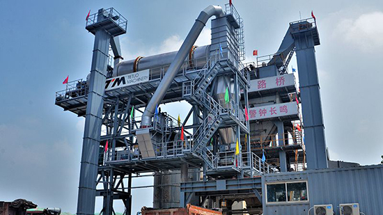 Usina de reciclagem de asfalto quente, série RLBZ