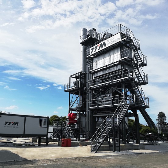 Projetos de usinas de mistura de asfalto na Tailândia