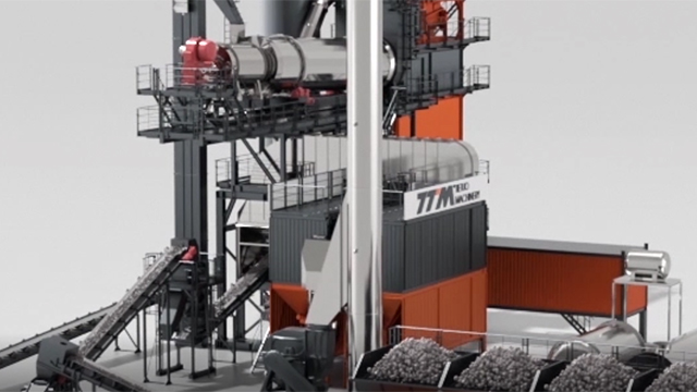 Usina de mistura asfáltica contínua TSC3020