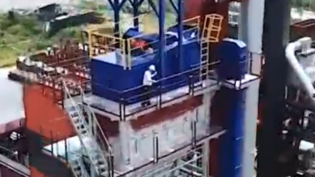 Usina de mistura asfáltica